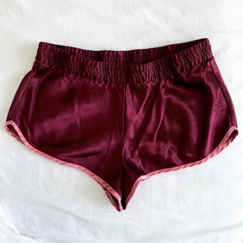 Victoria’s Secret pink satin shorts
